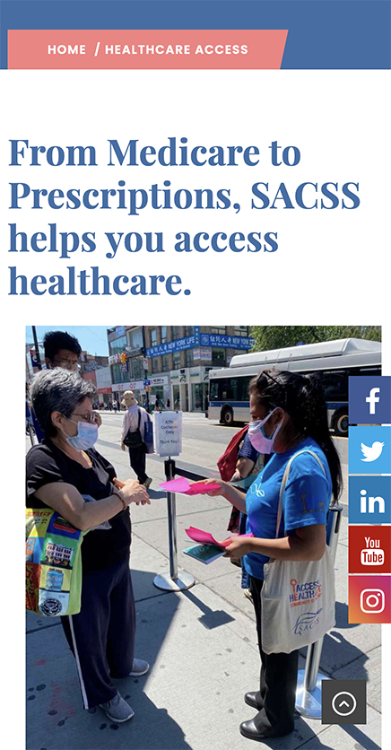 SACSS Healthcare Access mobile screenshot